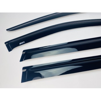 Дефлекторы окон Nissan X-Trail T32 2013-2021 / Rogue  накладные (DEFL) Q2-2